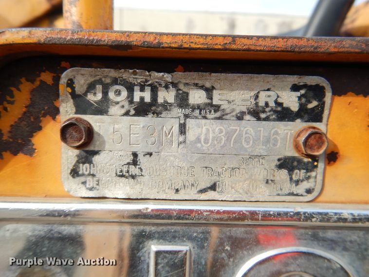 image for item ES9503 John Deere 450 track loader