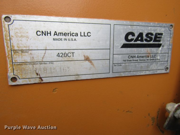 image for item FD9333 2008 Case 420CT Series 3 skid steer