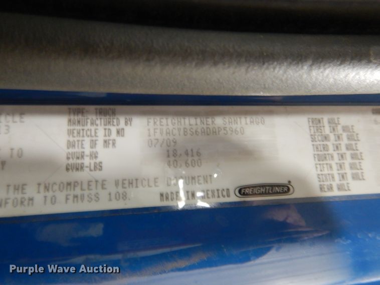 image for item FU9110 2010 Freightliner Business Class M2 sewer jetter truck