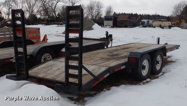 image for item FU9140 Shop built equipment trailer