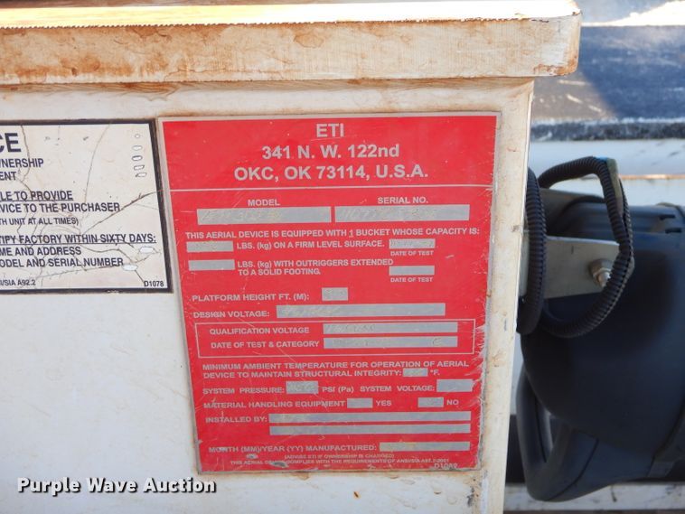 image for item GB9615 2012 Ford F450 bucket truck