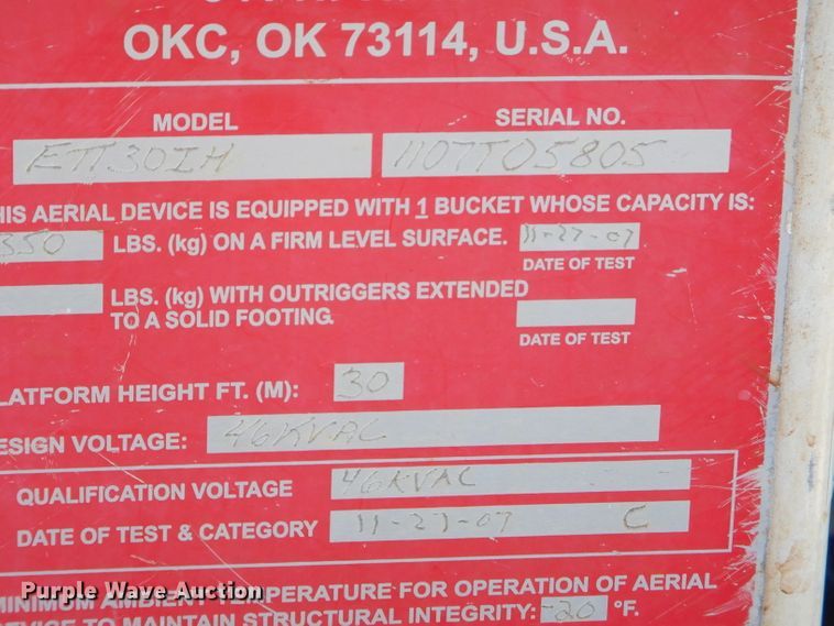 image for item GB9615 2012 Ford F450 bucket truck