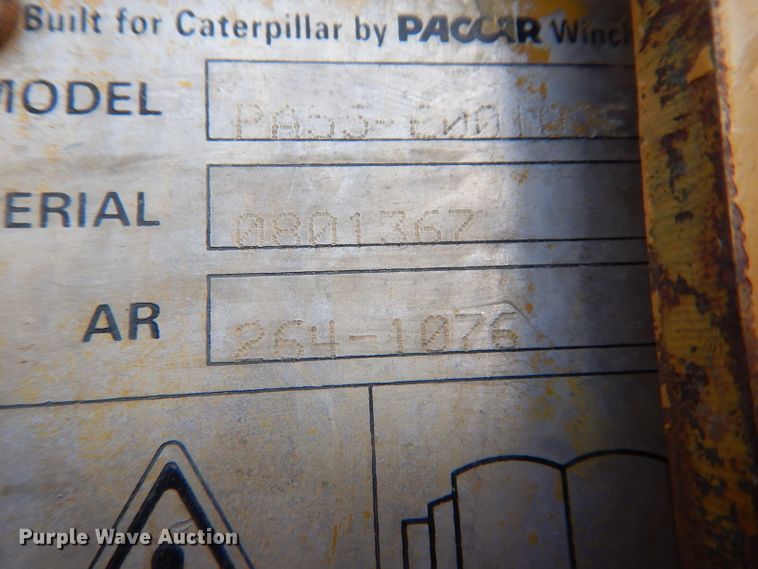 image for item GJ9986 Paccar PA55 winch