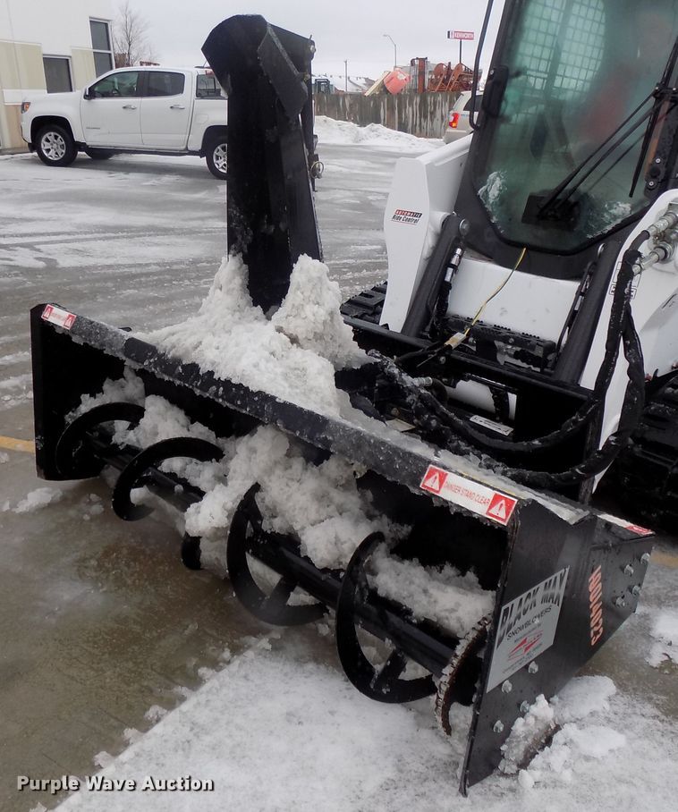 image for item H1252 Sheyene Tooling Black Max 600L skid steer snow blower