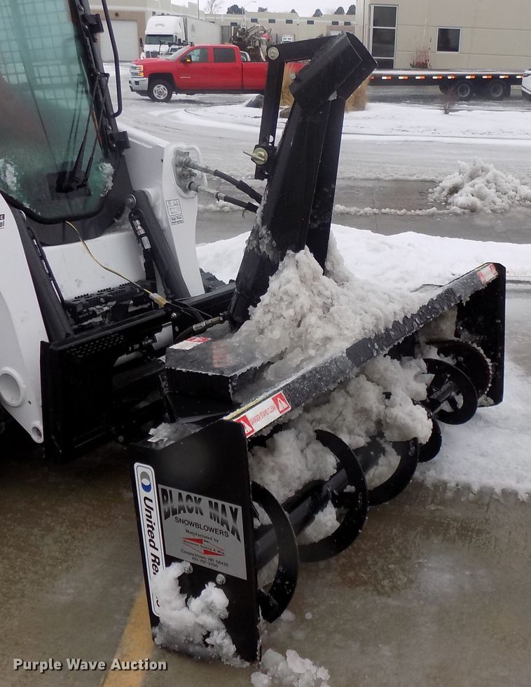 image for item H1252 Sheyene Tooling Black Max 600L skid steer snow blower