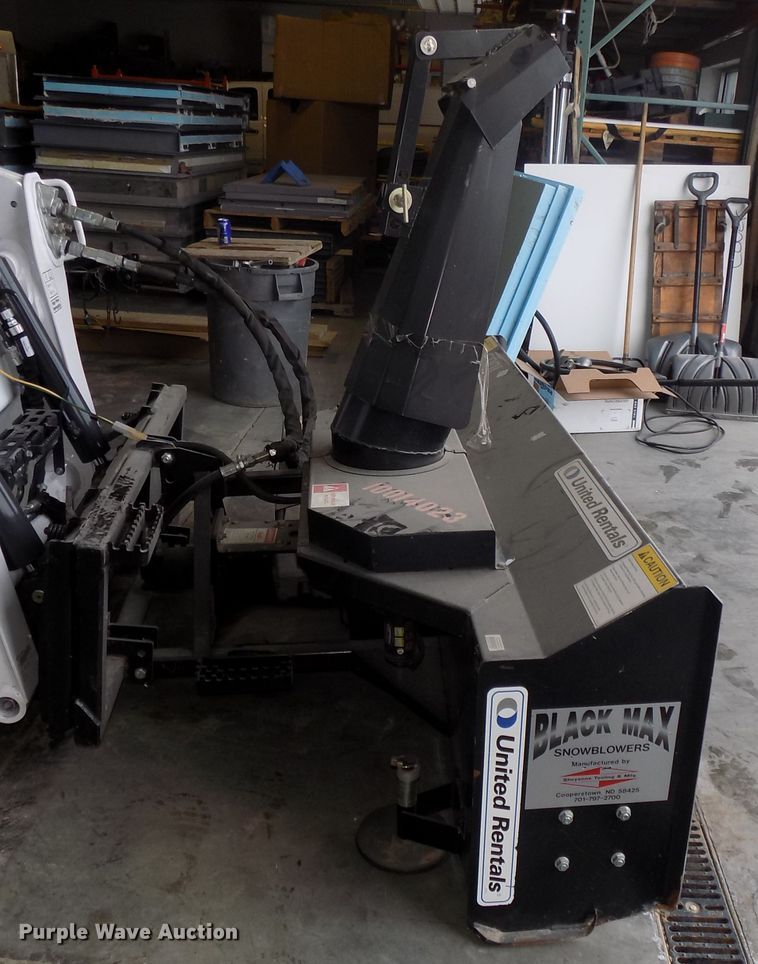 image for item H1252 Sheyene Tooling Black Max 600L skid steer snow blower
