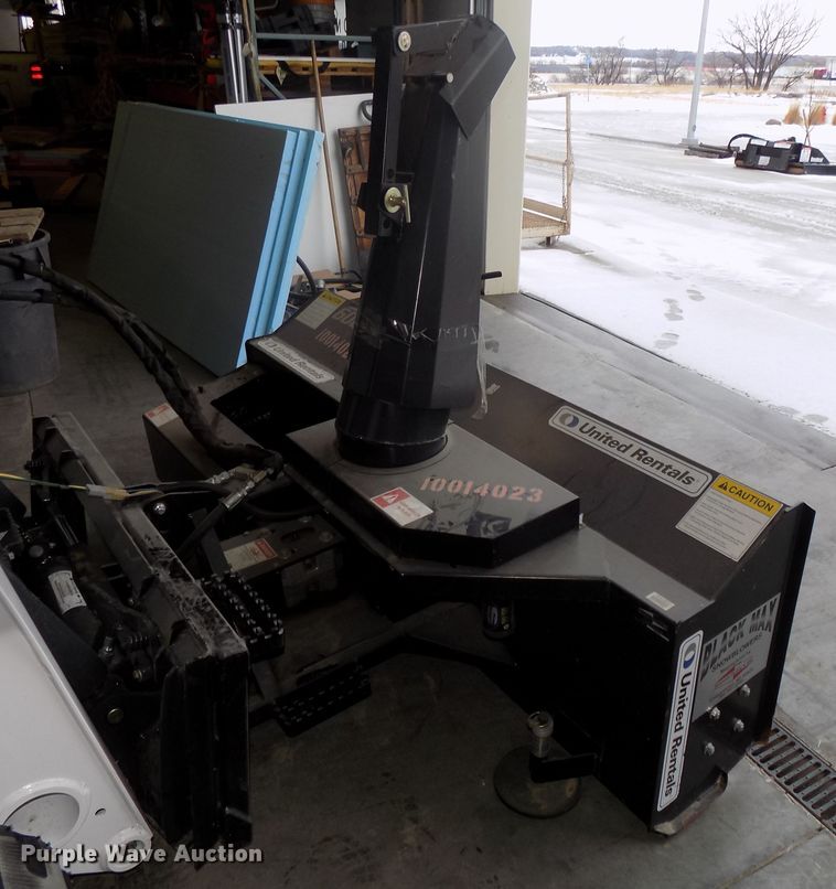 image for item H1252 Sheyene Tooling Black Max 600L skid steer snow blower