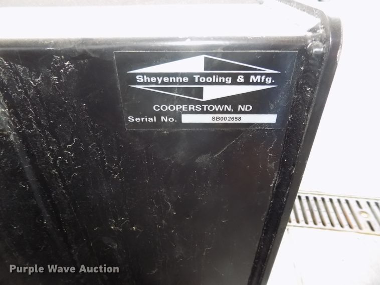 image for item H1252 Sheyene Tooling Black Max 600L skid steer snow blower