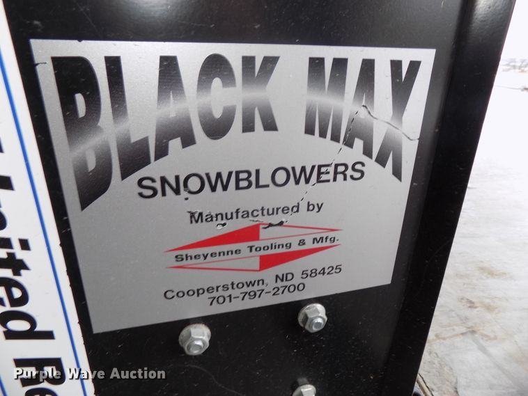 image for item H1252 Sheyene Tooling Black Max 600L skid steer snow blower