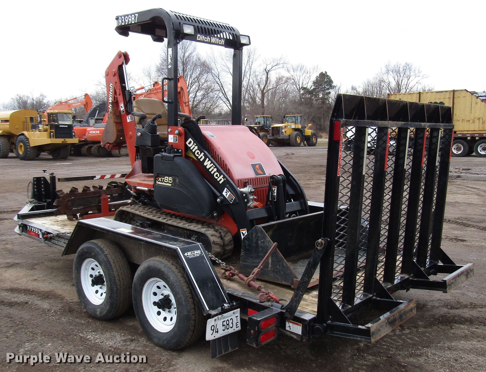 2013 Ditch Witch XT855 excavator tool carrier in Holland, MI Item