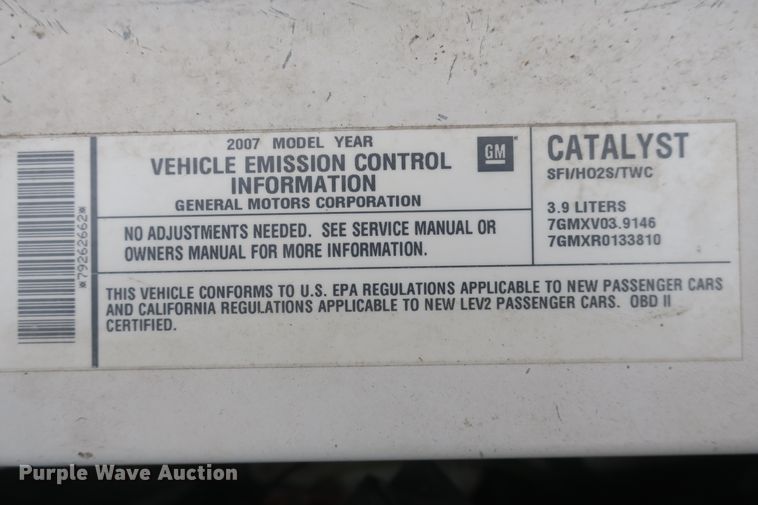 image for item DB10052 2007 Chevrolet Impala