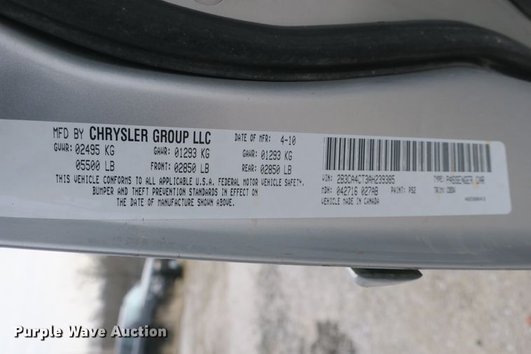 image for item DB10058 2010 Dodge Charger