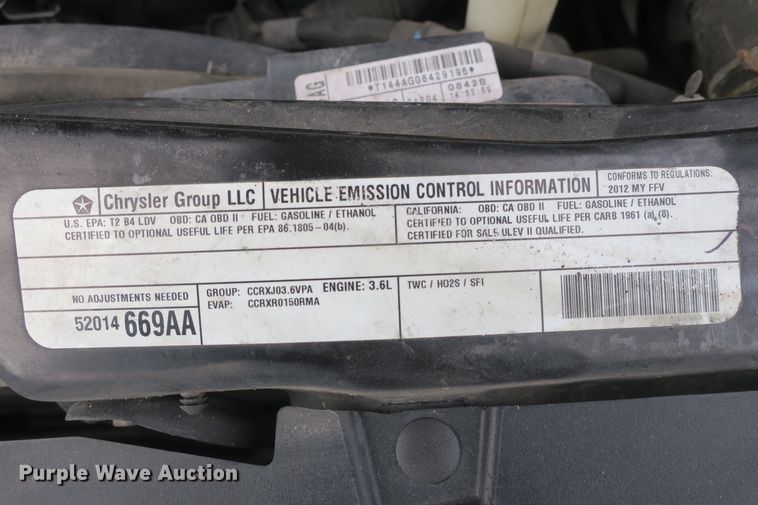 image for item DB10064 2012 Dodge Grand Caravan van