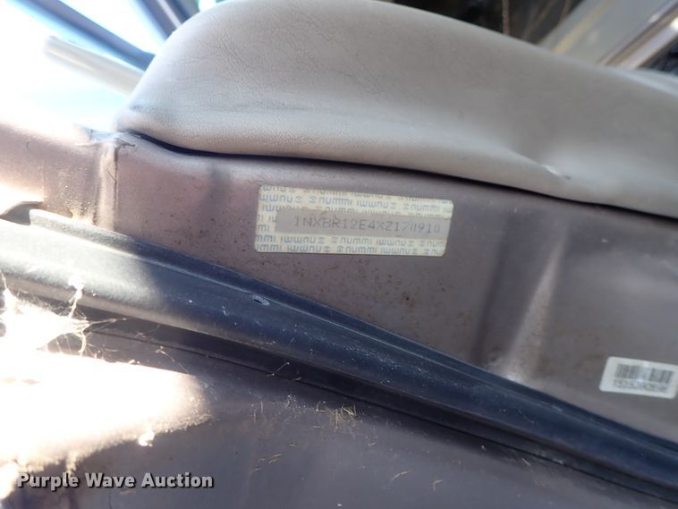 image for item DC3354 1999 Toyota Corolla