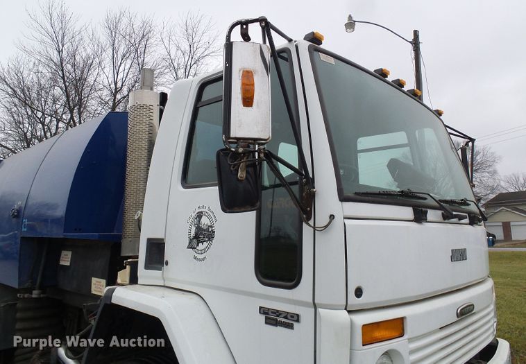 image for item DD1996 2003 Freightliner FC70 street sweeper truck