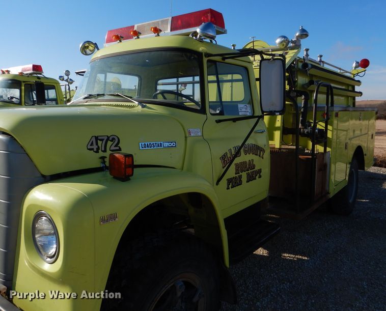 image for item DF7338 1978 International Loadstar 1700 pumper truck