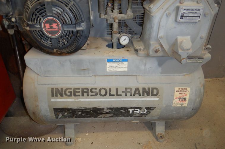 image for item DF7343 Ingersoll Rand T30 air compressor