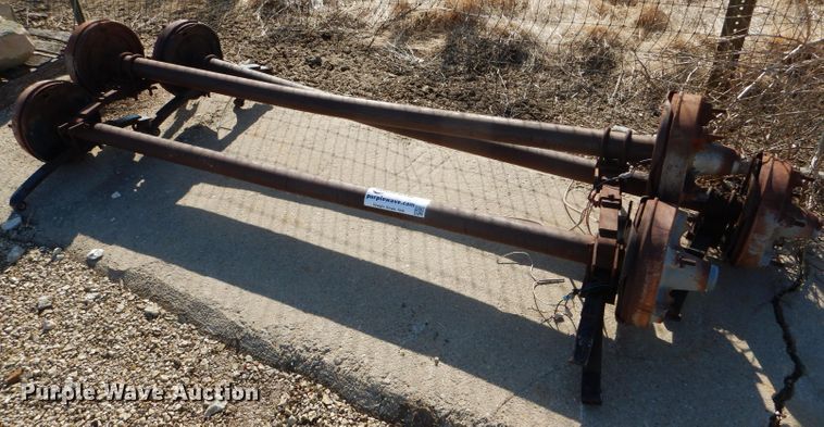 image for item DF7348 (3) trailer house axles