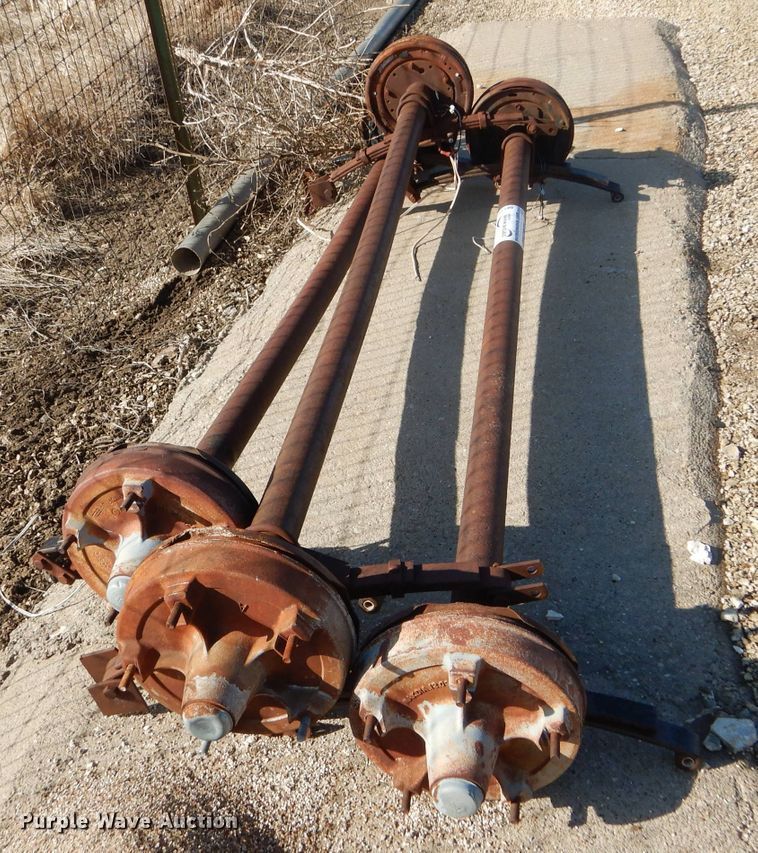 image for item DF7348 (3) trailer house axles
