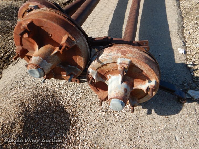 image for item DF7348 (3) trailer house axles