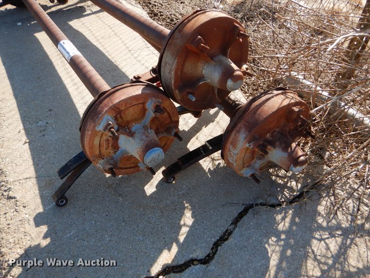 image for item DF7348 (3) trailer house axles