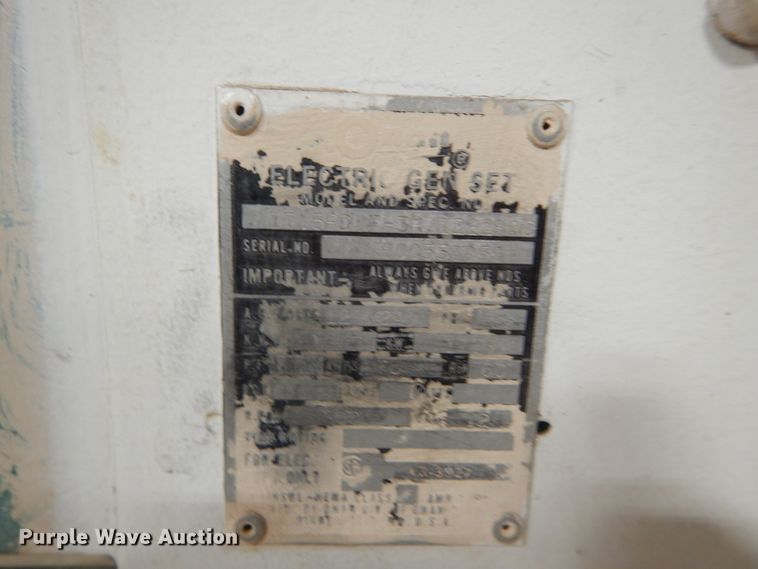 image for item DH3701 Onan generator