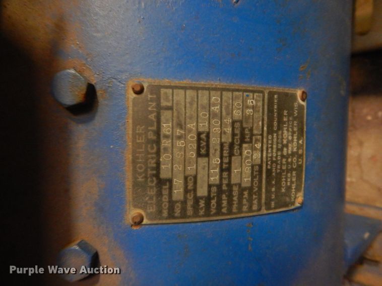 image for item DH3710 Kohler generator