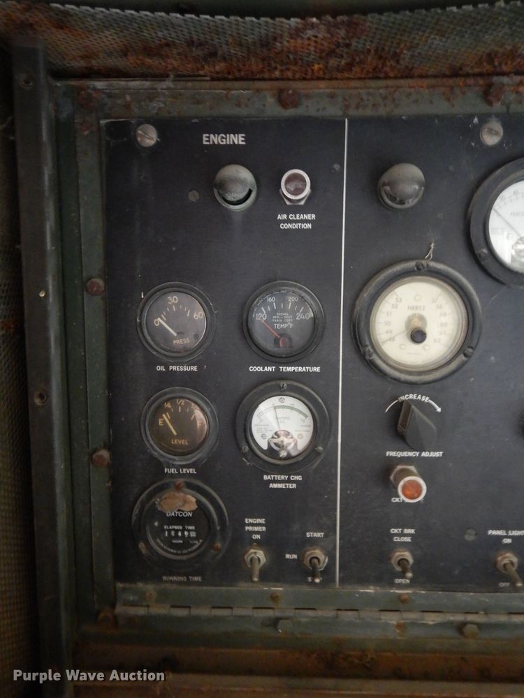 image for item DH3713 Us Department Of Defense MEP-005AAS generator