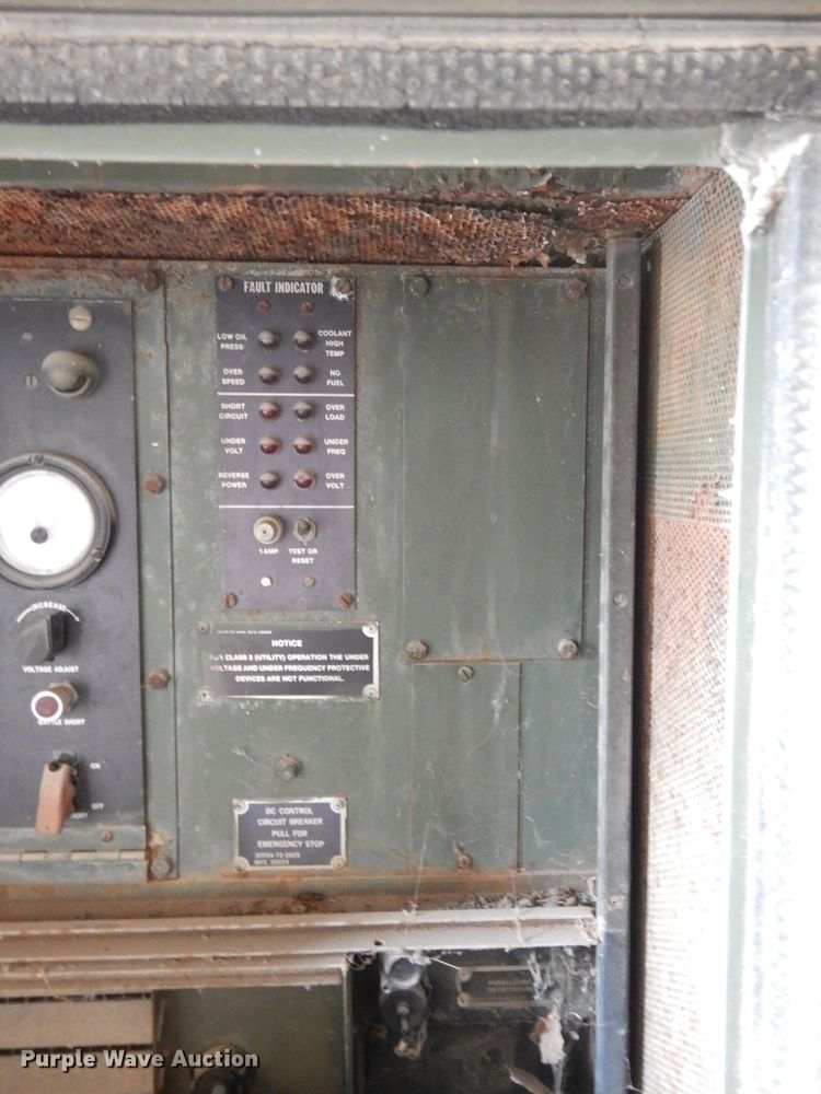 image for item DH3713 Us Department Of Defense MEP-005AAS generator