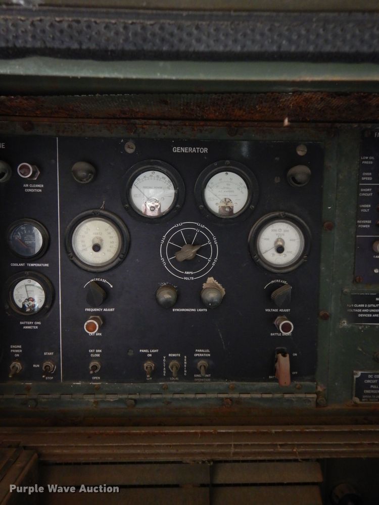 image for item DH3713 Us Department Of Defense MEP-005AAS generator