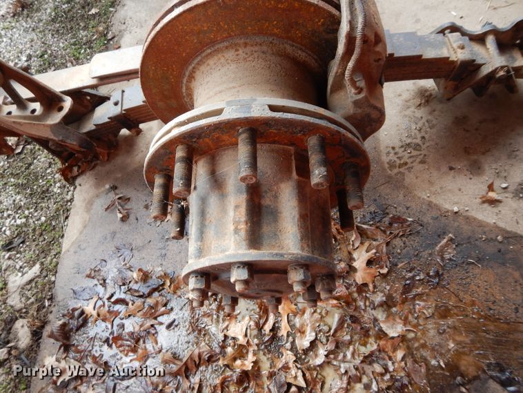 image for item DH3718 Front and rear axle assemblies