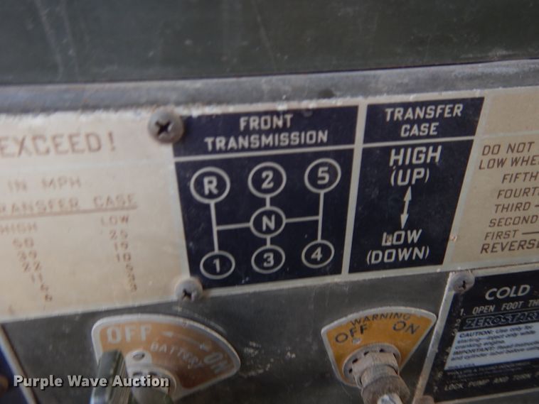 image for item DH3719 1971 Am General M819 tank truck