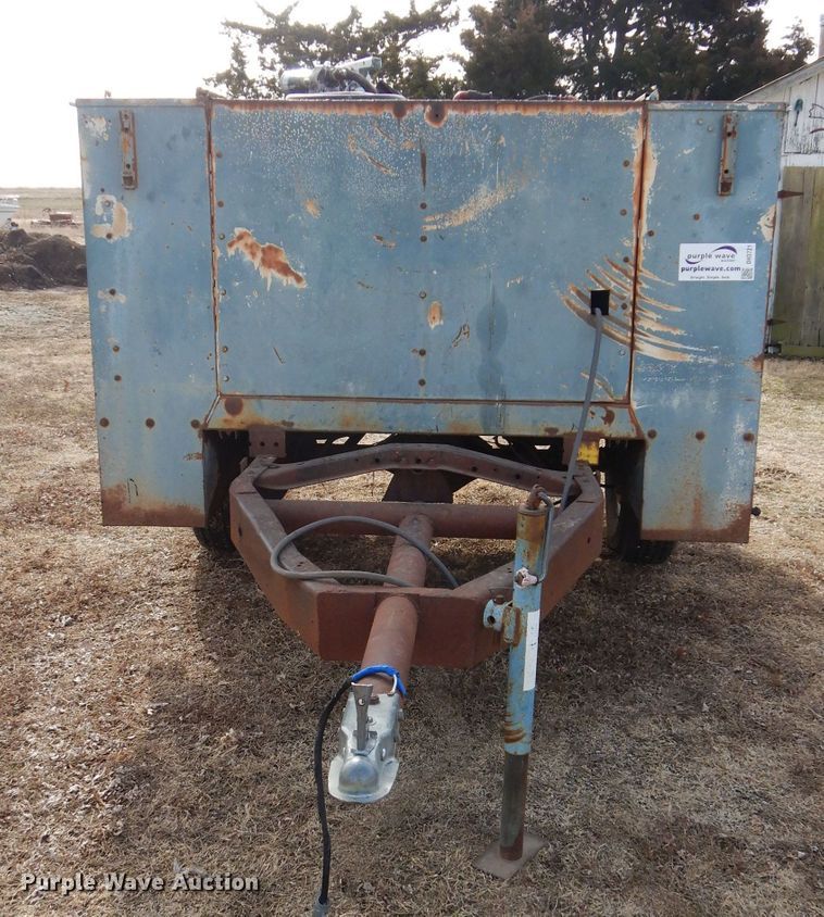 image for item DH3721 Shop built utility bed trailer