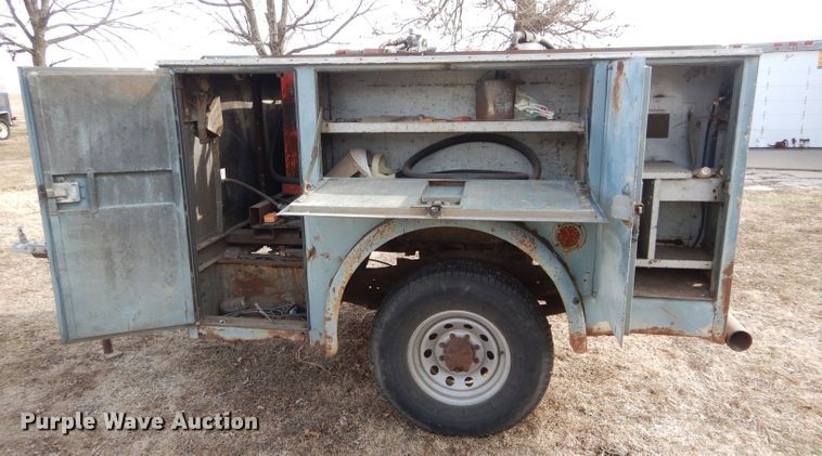 image for item DH3721 Shop built utility bed trailer
