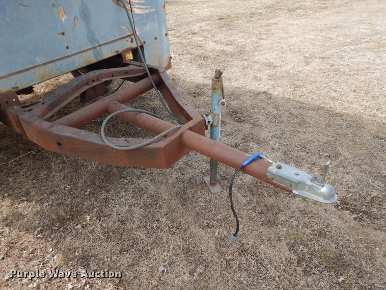 image for item DH3721 Shop built utility bed trailer