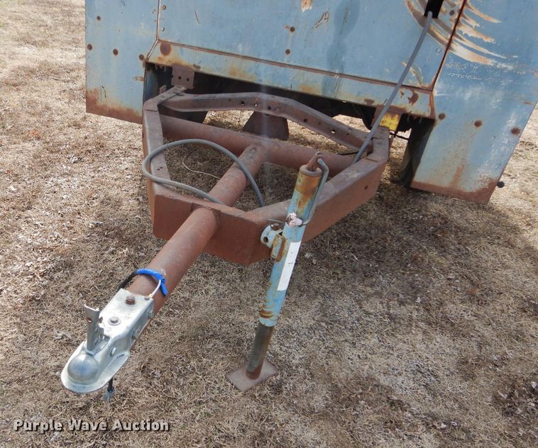 image for item DH3721 Shop built utility bed trailer