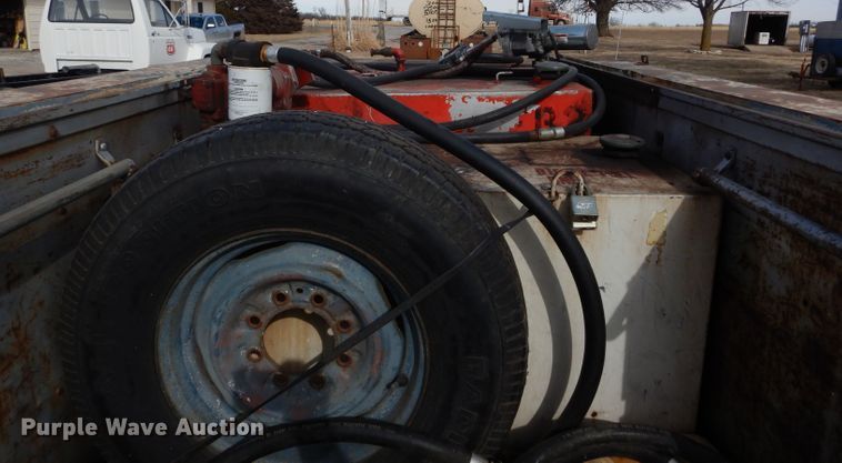 image for item DH3721 Shop built utility bed trailer