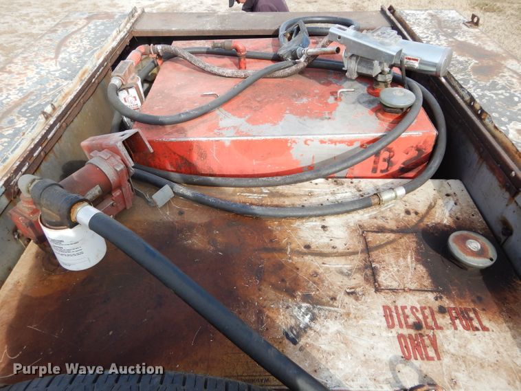 image for item DH3721 Shop built utility bed trailer