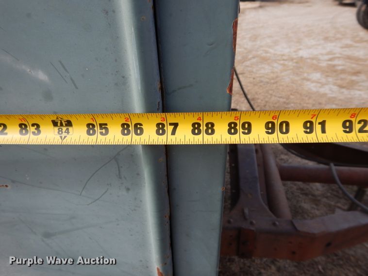 image for item DH3721 Shop built utility bed trailer