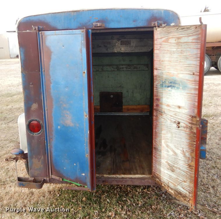 image for item DH3722 Shop built enclosed cargo trailer