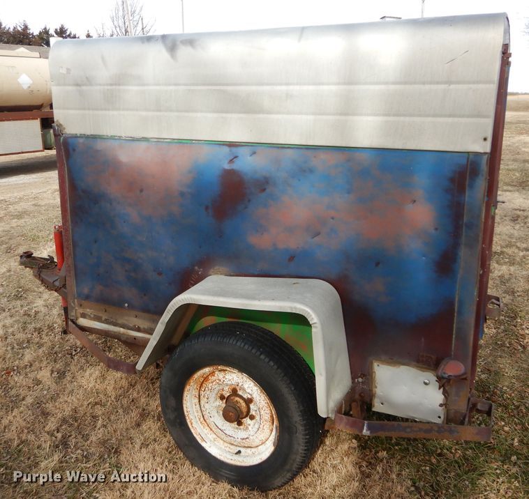 image for item DH3722 Shop built enclosed cargo trailer