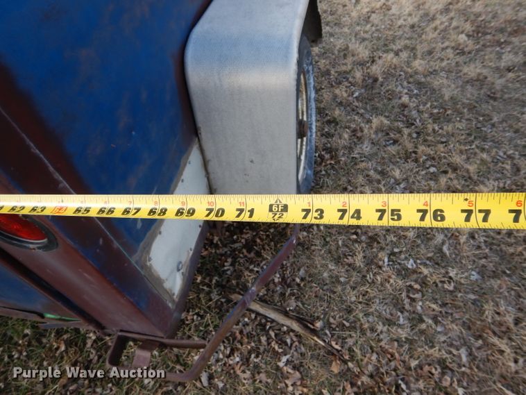 image for item DH3722 Shop built enclosed cargo trailer