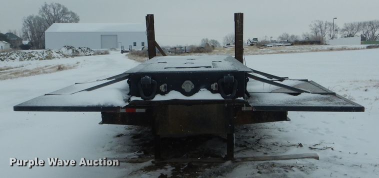 image for item DH6325 1979 Custom drop deck equipment trailer