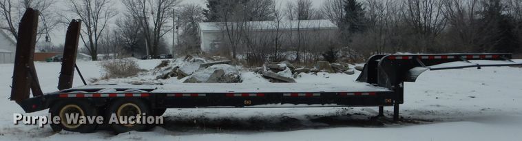 image for item DH6325 1979 Custom drop deck equipment trailer