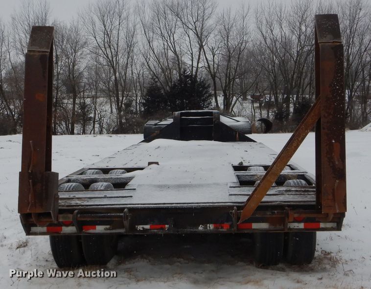 image for item DH6325 1979 Custom drop deck equipment trailer