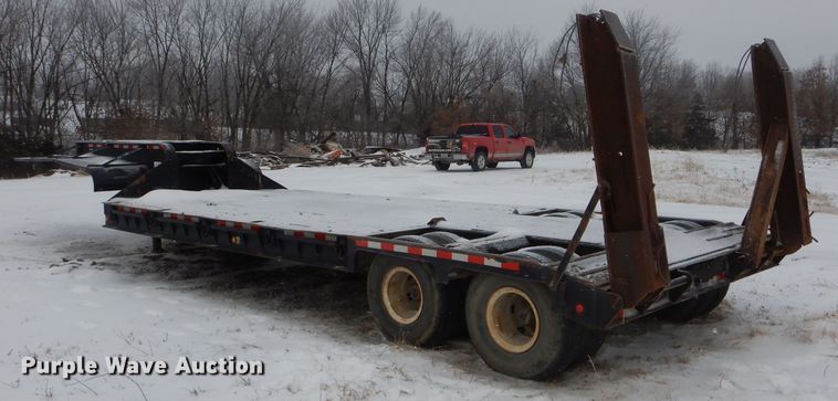 image for item DH6325 1979 Custom drop deck equipment trailer