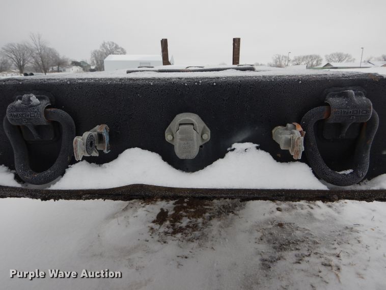 image for item DH6325 1979 Custom drop deck equipment trailer