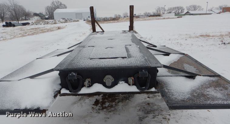 image for item DH6325 1979 Custom drop deck equipment trailer