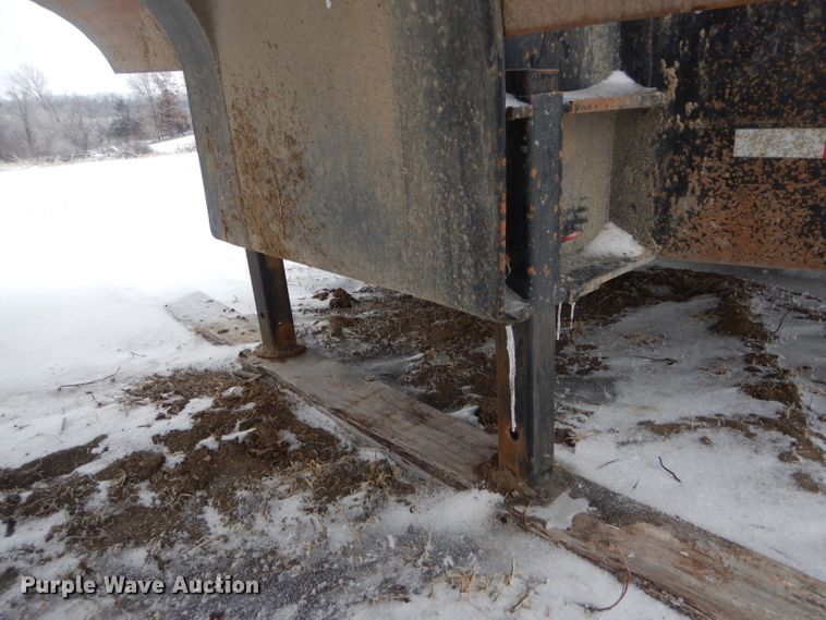 image for item DH6325 1979 Custom drop deck equipment trailer