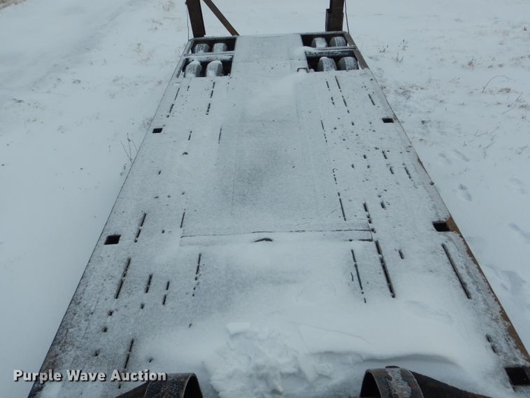 image for item DH6325 1979 Custom drop deck equipment trailer